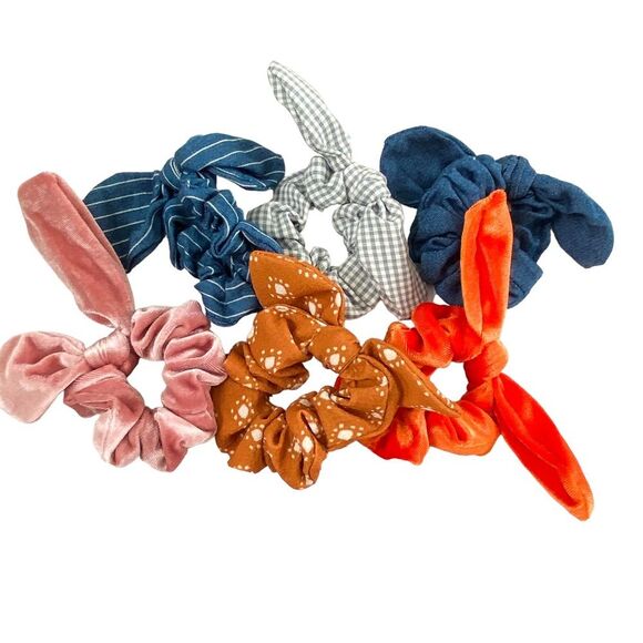 Lash Next Door Bow Scrunchie Summer Variety Hair Bundle - Picture 2 of 6